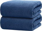 HOMEXCEL Bath Towels Pack of 2, Microfiber Ultra Soft Highly Absorbent Bath by HOMEXCEL