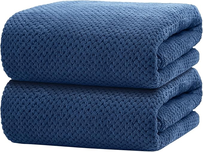 HOMEXCEL Bath Towels Pack of 2, Microfiber Ultra Soft Highly Absorbent Bath by HOMEXCEL