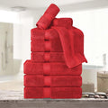 Superior Egyptian Cotton Pile 9 Piece Towel Set, Includes 3 Bath, 3 Hand by SUPERIOR