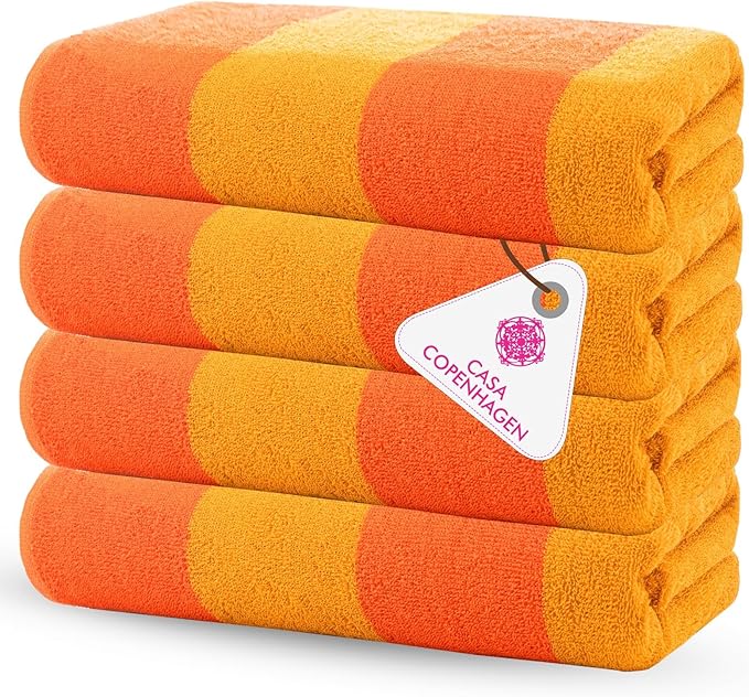 CASA COPENHAGEN Malibu Beach Towels Designed in Denmark Rough and Tough by CASACOPENHAGEN