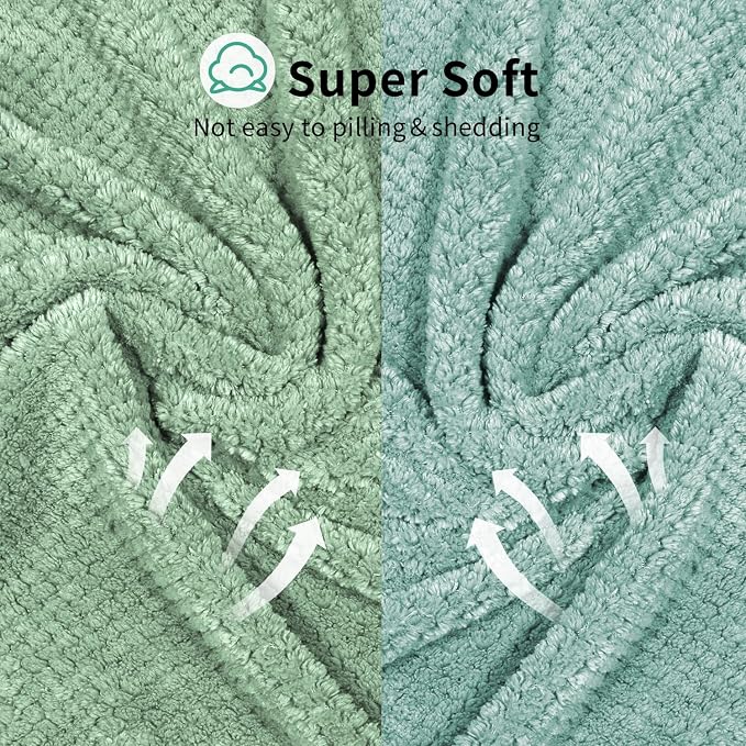 my novel things 2 Pack Extra Large Microfiber Hair Towel Wrap, 37.4" x 26.4" - Image 6