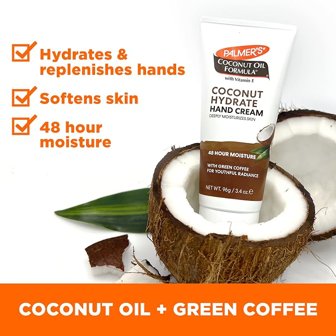 Palmer's Coconut Oil Formula Moisturizing Hand Cream, 3.4 Ounce - Image 3