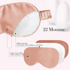 SilkDream 100% Mulberry Silk Sleep Mask Eye Mask - Image 3