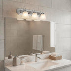 Kichler 24" 3-Light Vanity Bath Light in Chrome, Modern Bathroom Light - Image 8