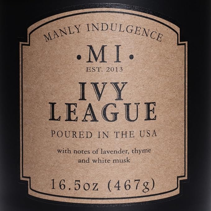 Manly Indulgence Ivy League Scented Candles - Image 5