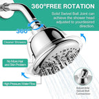 Cobbe Filtered Shower Head, 7 Modes High Pressure Shower Heads - Image 6
