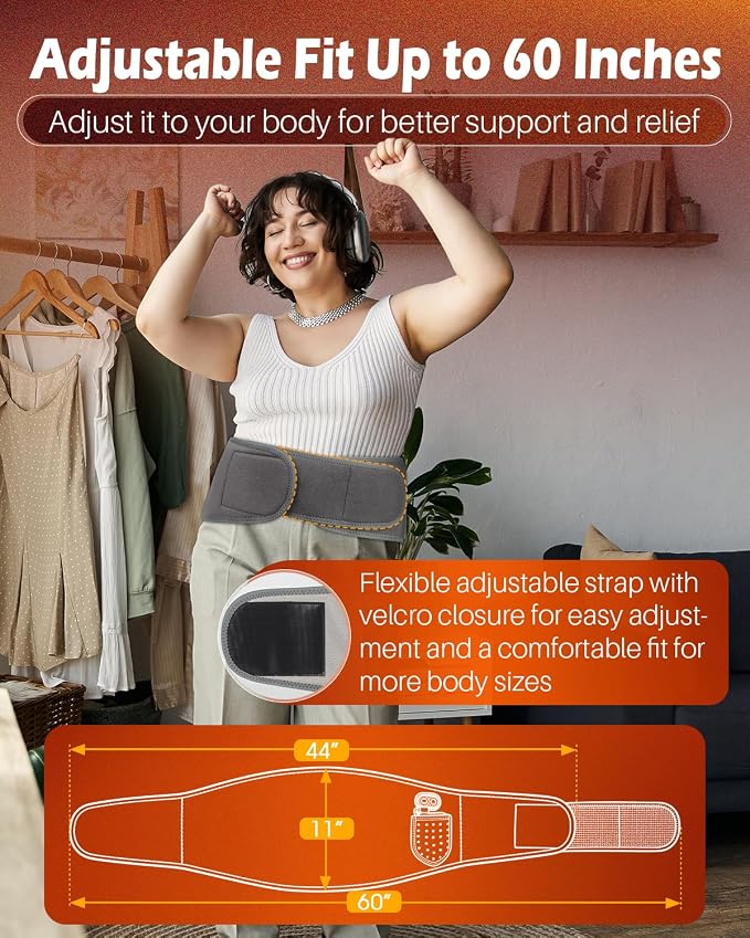 Cordless Heating Pad with Massager - Image 6