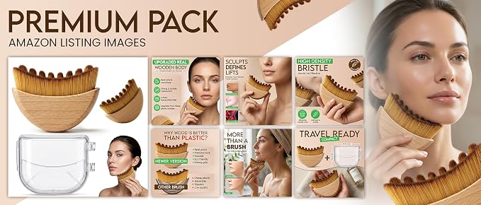 Premium Lymphatic Contour Face Brush - Image 2