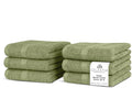 100% Cotton Wash Cloth for face & Body Set of 6, Sustainable, Highly Absorbent by VillaCelestia
