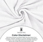 Reed&Pick Salon Towels – 50 Pack White Hand Towels 100% Cotton Spa Towel – - Image 4