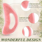 BBTO 2 Pcs Body Gua Sha Tool Large Resin Scraping Tools - Image 3