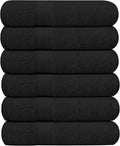 KAHAF COLLECTION 6 Pack Bath Towels Set 100% Ring Spun Cotton, Lightweight by KAHAF+COLLECTION