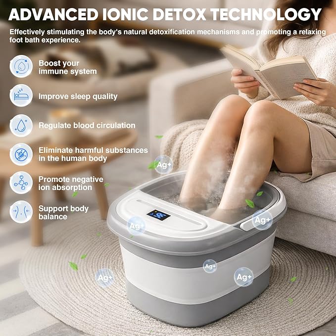 Ionic Foot Bath Detox Machine, Premium Ion Foot Spa - Image 2
