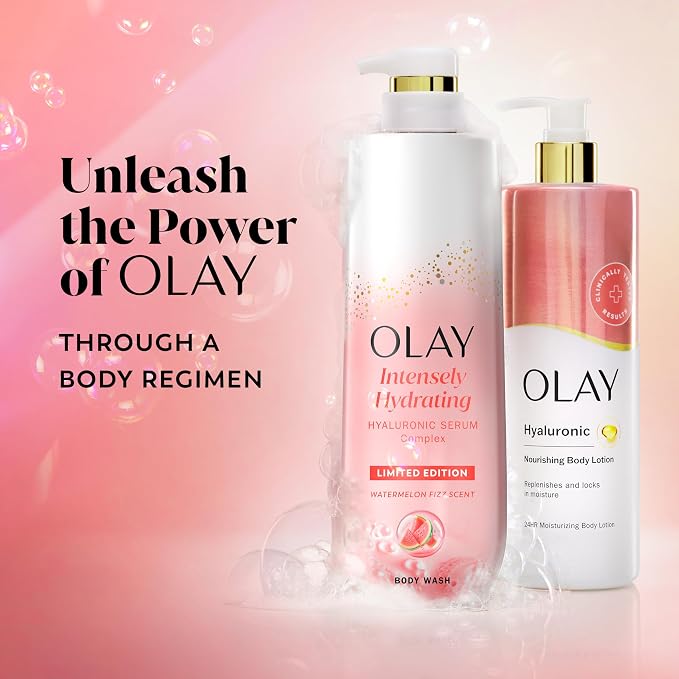 Olay Body Wash for Women, Intensely Hydrating, Pro-Hyaluronic Acid Serum Complex - Image 9