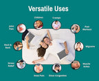 Microwavable Corn Filled Heating Pad and Cold Pack/Washable 100% Cotton Cover - Image 3