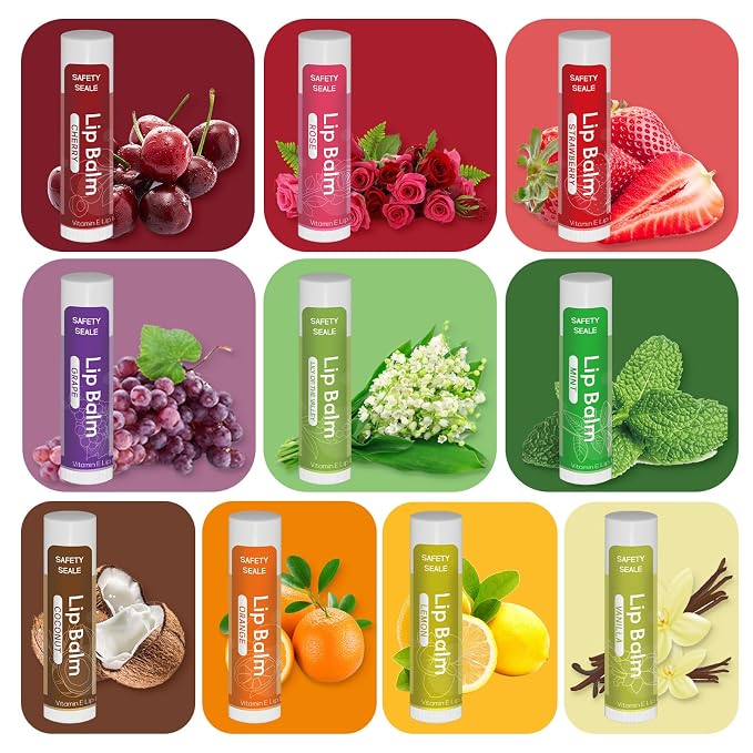 10 Pack Natural Lip Balm Bulk - Image 2