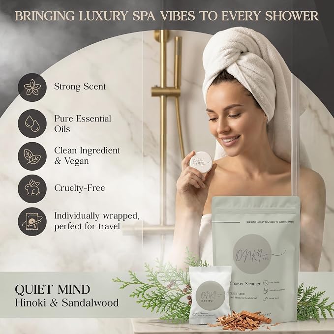 Shower Steamers Aromatherapy 6 Pack – Relaxation, Self Care, Stress Relief - Image 2