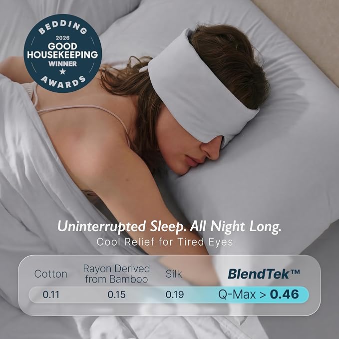 Breescape Cooling Eye Mask, Instant Cool-to-Touch Fabric - Image 4