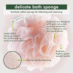 EcoTools Delicate EcoPouf 4 Pack, Loofah Sponge - Image 2