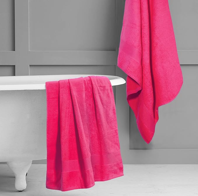 Belizzi Home Premium Cotton Oversized 2 Pack Bath Sheet 35x70-100% Pure Cotton - Image 4
