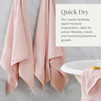 NY Loft 100% Cotton 2 Pack Bath Sheet Towel Set | Extra Large Oversize Bath - Image 2