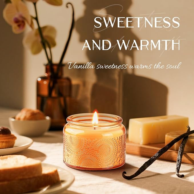 NORVENCE Candles for Women, Scented Candle Gift Set of 4, Scented Candles for - Image 4