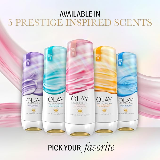 Olay Body Wash for Women, Indulgent Moisture, 24hr Moisturizing & Nourishing - Image 8