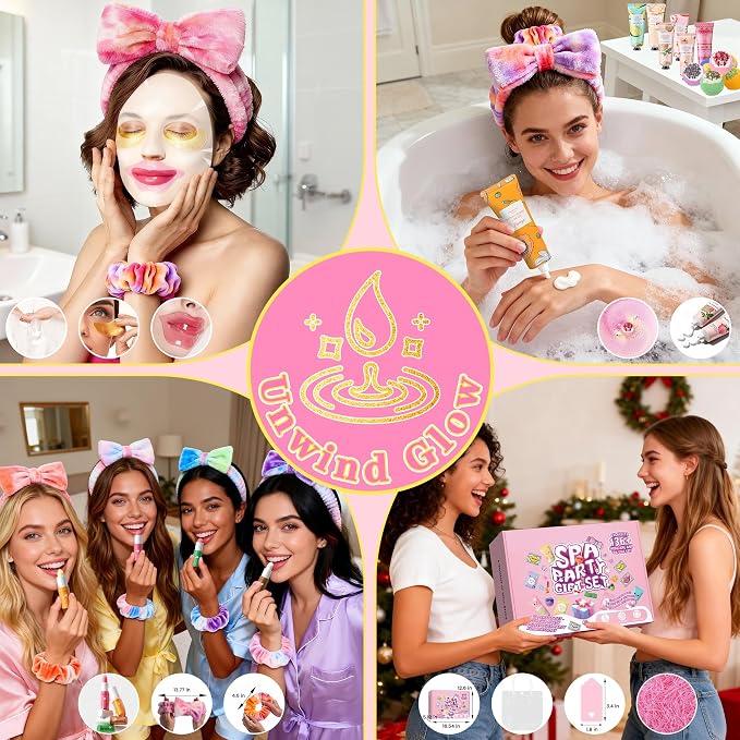 136Pcs Spa Party Supplies Set - Image 6