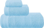 Ultra Soft 3 Pack Cotton Towel Set, Contains a Bath Towels 28x55 inch, a Hand by Unknown
