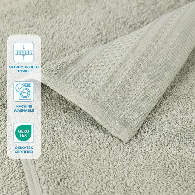 Superior Honeycomb Cotton Medium Weight Towels, - Image 6