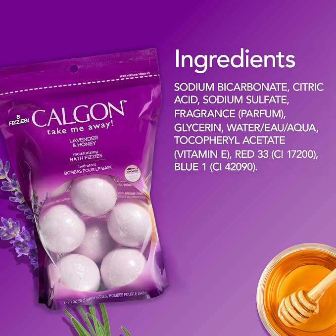 Calgon Bath Fizzies, Lavender & Honey - Image 7