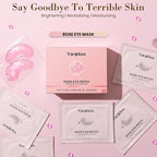 32 Pairs Pink Under Eye Patches, Rose Cooling Hydrating Eye Mask - Image 6
