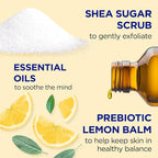 Dr Teal's Shea Sugar Scrub, Prebiotic Lemon Balm, 19 oz - Image 2