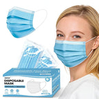50pcs Individually Wrapped Masks, 3 Ply Breathable Face Mask by NNPCBT