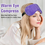 BeHoomi Heated Eye Mask, Weighted Sleep Mask Warm Compress - Image 2