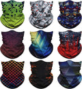 Venswell Neck Gaiter Face Mask Men Women, Seamless Bandana Rave Face Cover by Venswell