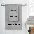 Personalize Your Towels with Custom Embroidery: Names, and Initials. Perfect by Ephesos