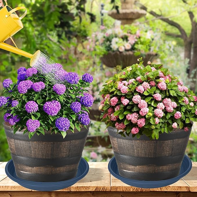 4 Pack of 16 inch Plant Saucer, Large Plant Tray, Heavy Sturdy Plant Drainage - Image 4