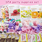 160 PCS Spa Party Supplies for Girls Women, Include Facial Mask, Hand Creams - Image 7