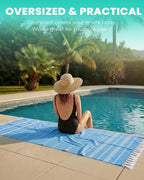 Turkish Beach Towels Gym Towel Camping Blanket Xl Large Big Size Sandfree - Image 5