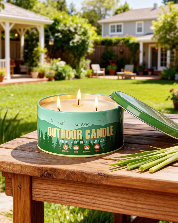 AOOVOO Citronella Candles Outdoor - Image 5