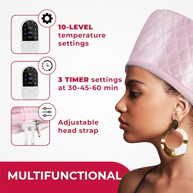 SISWOW Thermal Steamer Cap for Great Deep Conditioning - Image 4