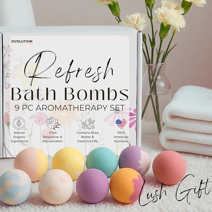 EvolutionUSA 9 Refresh Bath Bombs - Image 3
