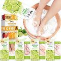 Pedicure Kit Foot Soak Set: Bubble Salt, Sugar Scrub, Massage Mask, Massage by nbcBeautiLab
