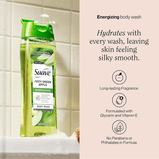 Suave Moisturizing Body Wash, - Image 2