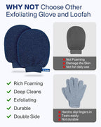 Yiclick Heavy Exfoliating Gloves, Exfoliating Body Scrubber Exfoliator - Image 7