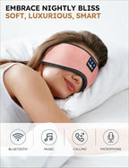 MUSICOZY Sleep Headphones Bluetooth 5.4 Headband Sleeping Eye Mask - Image 2