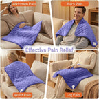 King Size Heating Pad for Back Pain 32"x24" Extra Large Electric Heating Pad - Image 4