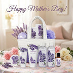 BODY & EARTH Spa Gift Baskets for Women 11pcs Lavender Gift Sets - Image 2