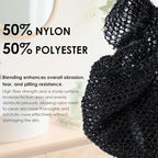 INNERNEED Exfoliating Net Cover Sponge Bath Scrubbing Loofah Rough Washcloth - Image 4